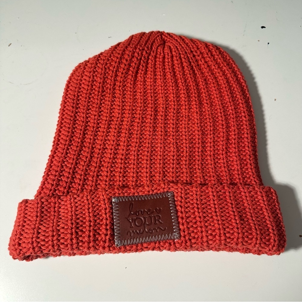 Love Your Melon Knit‎ Beanie Hat Winter Red